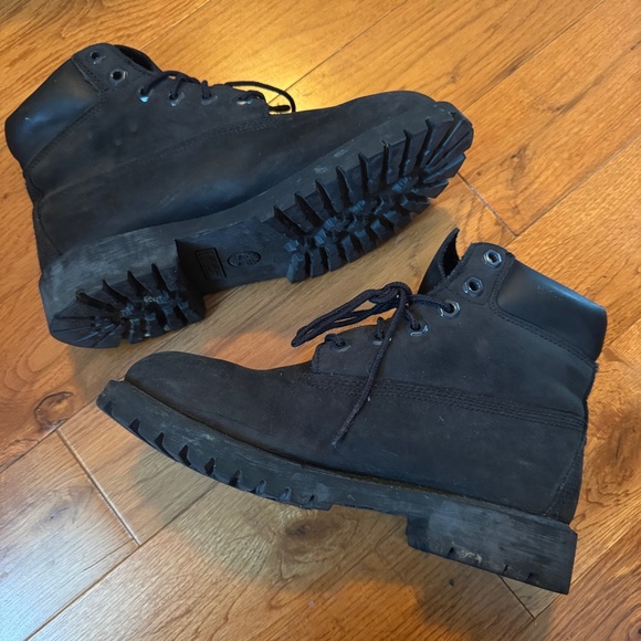 Timberland black boots men’s size 4.5 - Picture 3 of 4